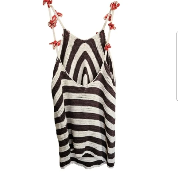 Anthropologie Celandine XL Swim Dress Cover Up Crochet Resortwear - Picture 8 of 15